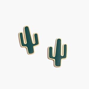 Madewell Enamel Cactus Earrings